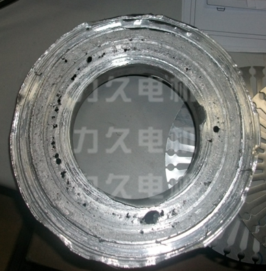 落后工藝壓鑄的轉(zhuǎn)子缺陷 落后工藝壓鑄的轉(zhuǎn)子缺陷