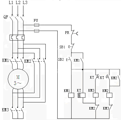 電機(jī)啟動(dòng)電路圖 電機(jī)啟動(dòng)電路圖