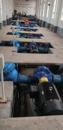 自來水公司用高效永磁變頻電機節(jié)能改造現(xiàn)場 自來水公司用高效永磁變頻電機節(jié)能改造現(xiàn)場